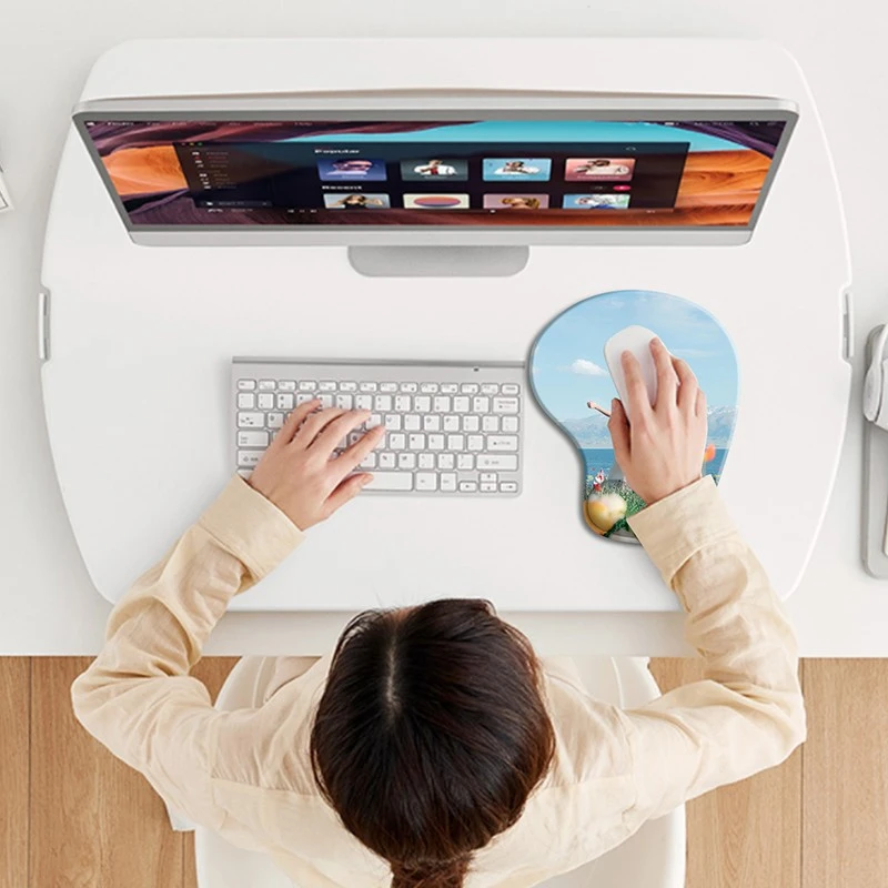 Custom Desk Mouse Pad With Comfort Wrist Rest price