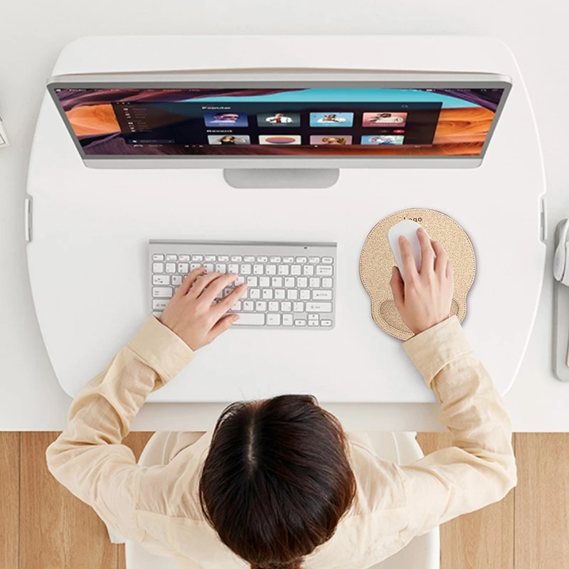 White Mouse Pad With Wrist Support best